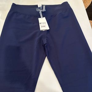 FIGS High Waisted Livingston Basic Pants - Navy